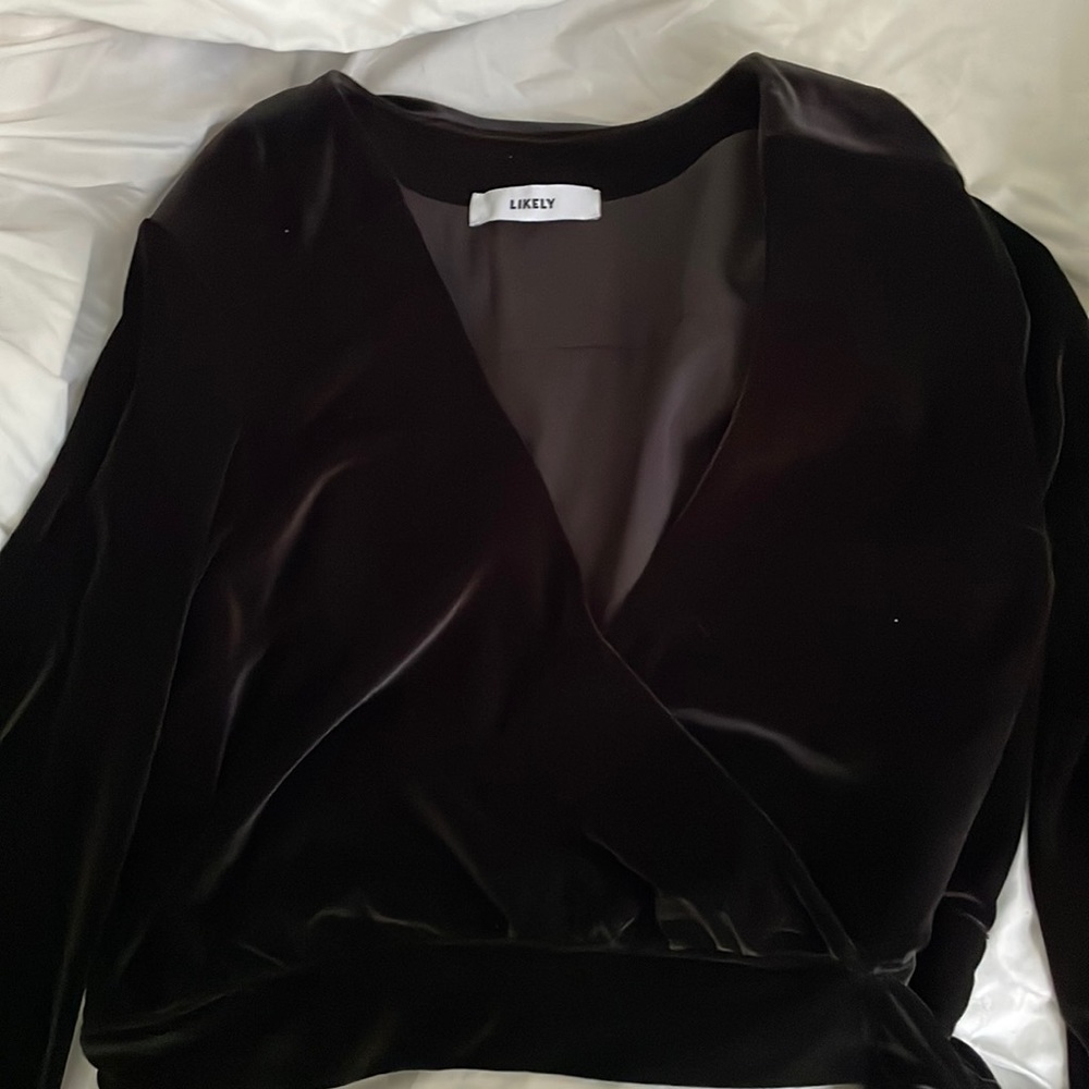 Black likely long sleeve top